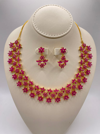 Fancy Necklace and Earring Set FNS1004