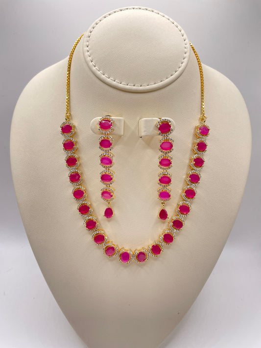 Fancy Necklace and Earring Set FNS1005