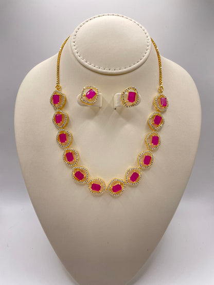 Fancy Necklace and Earring Set FNS1006