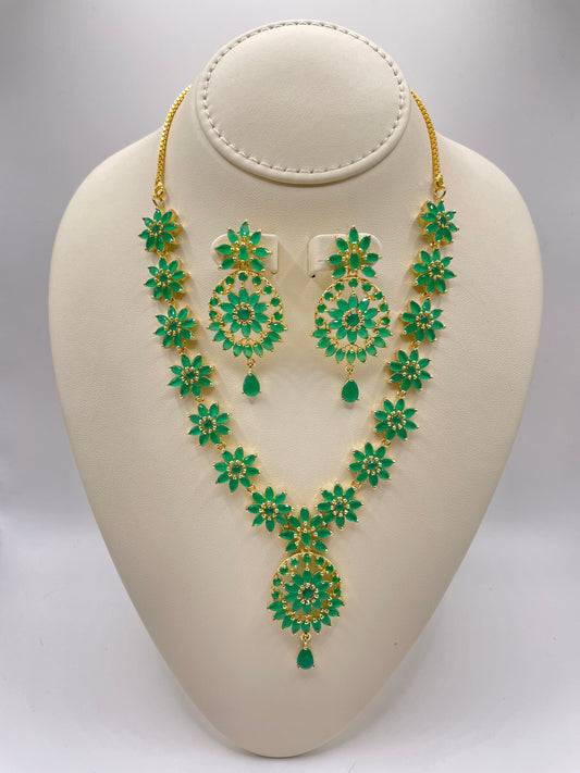 Fancy Necklace and Earring Set FNS1007